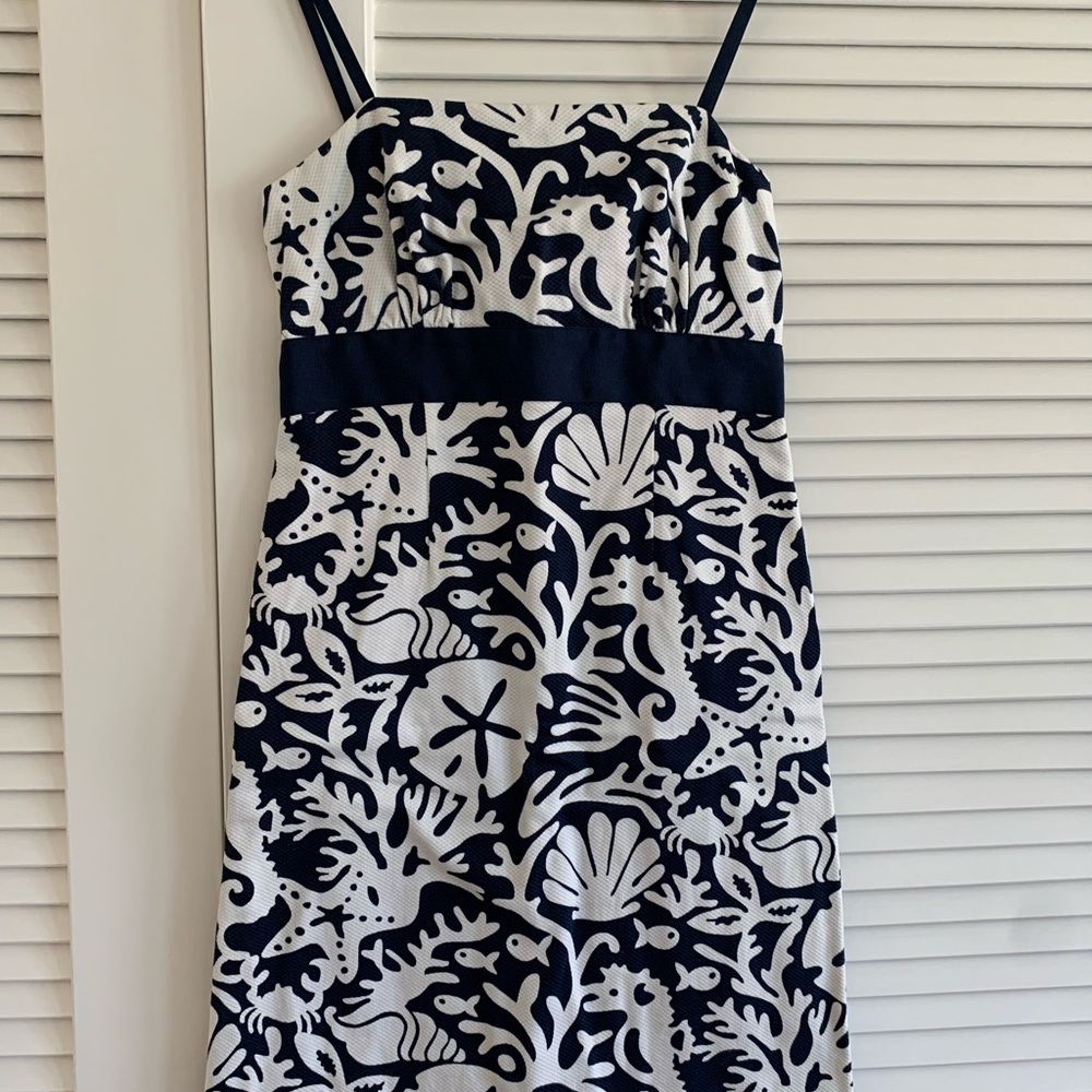 Vineyard Vines navy and white dress. Size 4.
